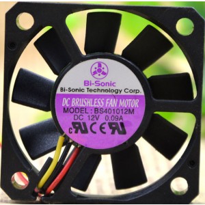 Bi-Sonic BS401012M 12V 0.09A 3wires Cooling Fan