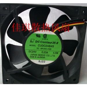 SERVO CUDC24B4S 24V 0.23A 4.5W 3wires cooling fan