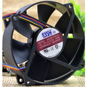 AVC DA09025R12L 12V 0.3A Cooling Fan