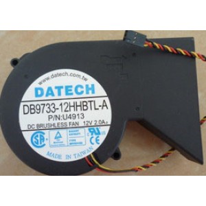 DELL DB9733-12HHBTL-A 12V 2A 3wires Cooling Fan