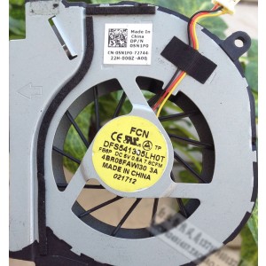 DELL DFS541305LH0T 5V 0.5A 4wires Cooling Fan