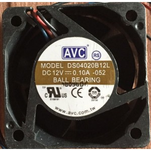 AVC DS04020B12L 12V 0.1A 3wires Cooling Fan