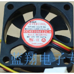 EVERCOOL EC4510M12CA 12V 0.07A 3wires cooling fan