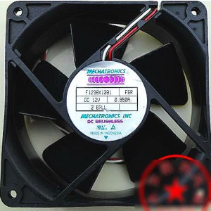 MECHATRONIC F1238X12B1 12V 0.95A 3wires cooling fan