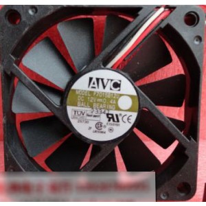 AVC F7015B12U 12V 0.4W 3wires Cooling Fan