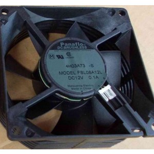 Panaflo FBL08A12L 12V 0.1A 3wires Cooling Fan