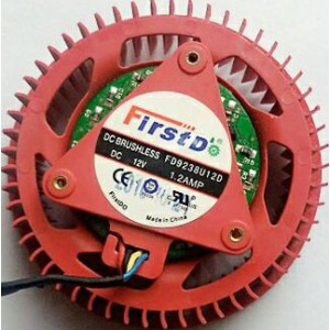 FIRSTD FD9238U12D 12V 1.20A 4wires Cooling Fan