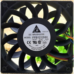 Delta FFB1212HH 12V 0.78A 4wires Cooling Fan