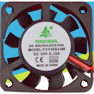 FONSONING FSY40S24M 24V 0.10A 2wires Cooling Fan