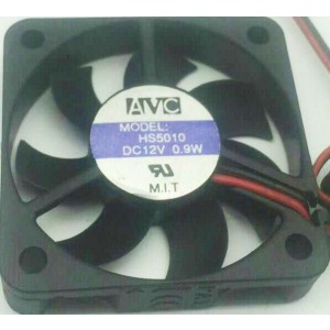 AVC HS5010 12V 0.9W 2wires cooling fan