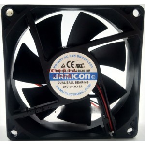 JAMICON JF0825S2S-BR 24V 0.17A 2wires cooling fan