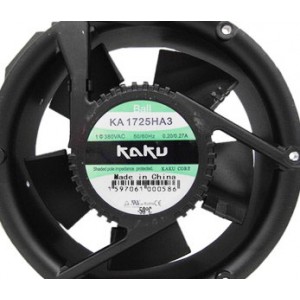 KAKU KA1725HA3 380V 0.20/0.27A Cooling Fan