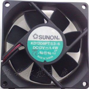 SUNON KD1208PTS3-6 12V 1.4W Cooling Fan
