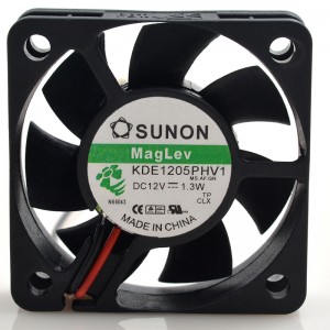 SUNON KDE1205PHV1 12V 1.3W 2wires Cooling Fan