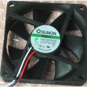 SUNON KDE1207PHVX 12V 2.9W 3.7W 3wires Cooling Fan