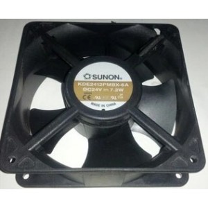 Sunon KDE2412PMBX-6A 24V 7.2W 2wires Cooling Fan