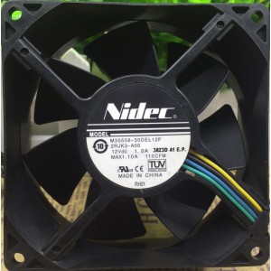 Nidec M35556-35DEL12F 12V 1.0A 4wires cooling fan