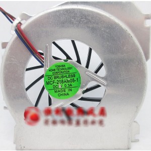 IBM MCF-208AM05-1 : 5V 0.3A 3wires cooling fan