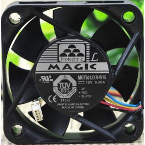 MAGIC MGT5012XR-W15 12V 0.20A 4wires cooling fan