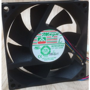 Magic MGT8012ZR-W25 12V 0.54A 4wires Cooling Fan