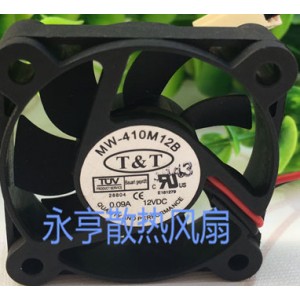 T&T MW-410M12B 12V 0.09A 2wires cooling fan