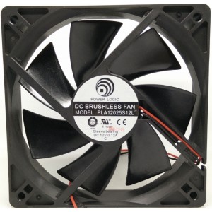 POWER LOGIC PLA12025S12L 12V 0.12A 2wires cooling fan