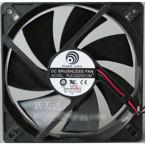 PQWER LOGIC PLA12025S12M 12V 0.20A 2wires Cooling Fan