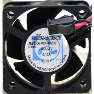 RUILIAN RDH4020S 12V 0.12A 2wires cooling fan