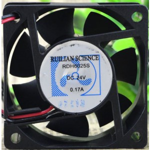 RUILIAN RDH6025S 24V 0.17A 2wires cooling fan
