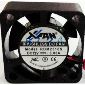 RUILIAN RDM2510S 12V 0.08A 2wires cooling fan