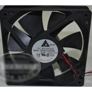 DELTA WFB1224HB 24V 0.32A 2wires Cooling Fan