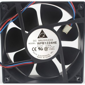 DELTA WFB1224HE 24V 0.37A 2wires 3wires Cooling Fan