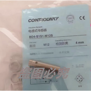 CONTRINEX BD4-S3S1-M12S Inductive Proximity Switch