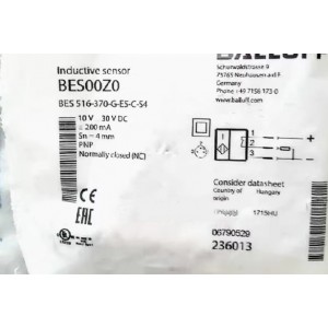 BALLUFF BES00Z0 BES 516-370-G-E5-C-S4 Inductive Proximity Switch - Original New