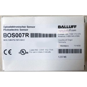BALLUFF BOS007R BOS 12M-PS-1N1I-S4-C Sensor - Original New