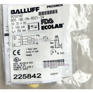 BALLUFF BOS 18E-PA-RD21-S4 BOS01KF Photoelectric Switch Sensor - Original new