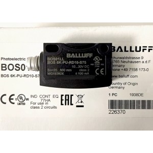 BALLUFF BOS01LL BOS 6K-PU-RD10-S75 Photoelectric Switch Sensor - Original New