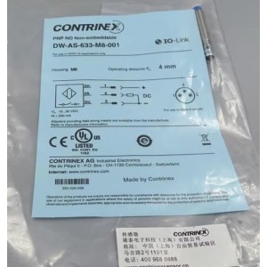 CONTRINEX DW-AS-633-M8-001 Inductive Proximity Switch