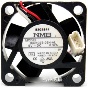 NMB 03010SS-05N-AL 5V 0.32A  2wires Cooling Fan