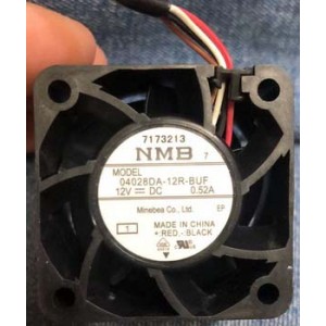 NMB 04028DA-12R-BUF 12V 0.52A 4wires Cooling Fan
