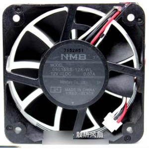 NMB 05015SS-12K-WL 12V 0.07A  3wires Cooling Fan