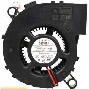 NMB 05020GA-12M-AA 12V 0.24A  2wires Cooling Fan