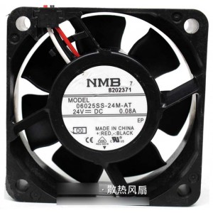 NMB 06025SS-24M-AT 24V 0.11A  3wires Cooling Fan