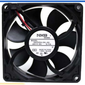 NMB 08020SA-24L-AA 12V 0.11A  2wires Cooling Fan
