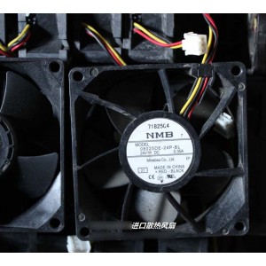 NMB 08025DE-24P-BL 24V 0.22A 3wires Cooling Fan - Waterproof