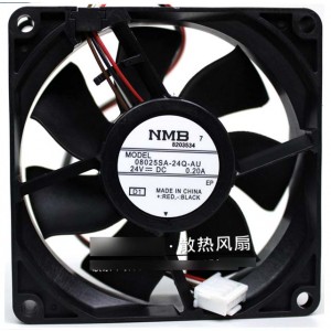 NMB 08025SA-24Q-AU 24V 0.2A  4wires Cooling Fan