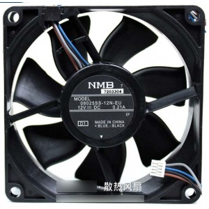 NMB 08025SS-12N-EU 12V 0.21A  4wires Cooling Fan
