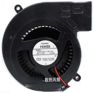 NMB 08028GS-12N-AA 12V 0.47A  2wires Cooling Fan