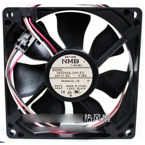NMB 09225SA-24P-EU 24V 0.26A  4wires Cooling Fan