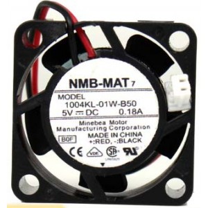 NMB 1004KL-01W-B50 5V 0.18A 2wires cooling fan
